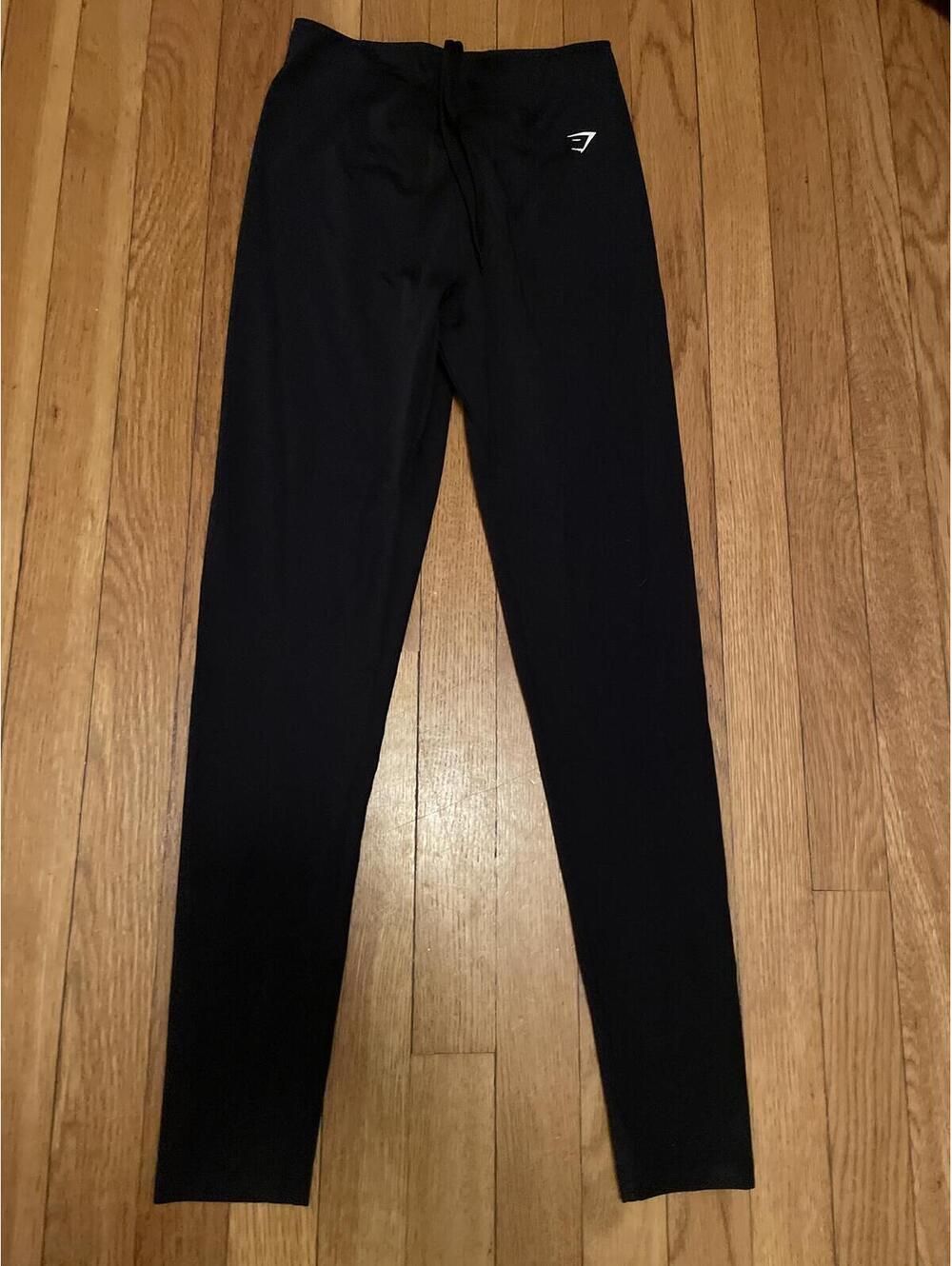Gymshark Ruche Scrunch Butt Leggings Black S Power Lift HIIT Yoga Run X-Fit Jog